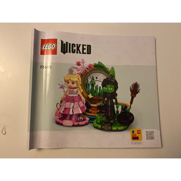 Lego MANUAL ONLY Wicked Elphaba & Glinda Figures #75682 Plus Bonus - Picture 7 of 8